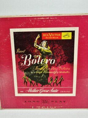 VINTAGE 1967 Maurice Ravel Bolero Mother Goose Suite RCA 12" vinyl record album